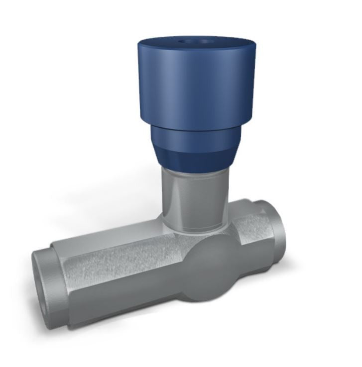 Valvola di regolazione di flusso 90° - 1/4"
