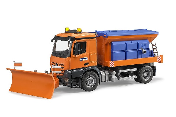Mb arocs camion spargisale e spazzaneve - Bruder