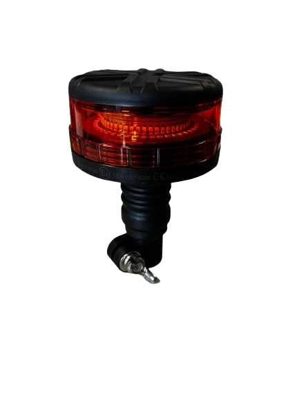 Lampada rotante a LED - bassa ad asta flex con cover nera