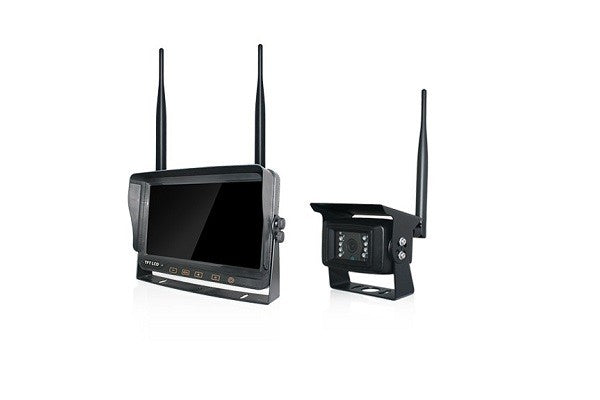 Kit monitor 7"+ telecamera posteriore -sd-split-wireless