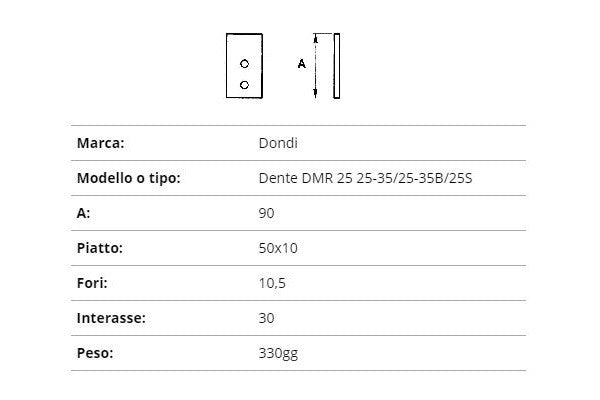 Zappetta scavafossi dondi 90