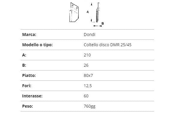 Zappetta scavafossi dondi 210