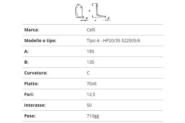 Zappetta celli tipo a-hp20/35 522505/6 (curva)