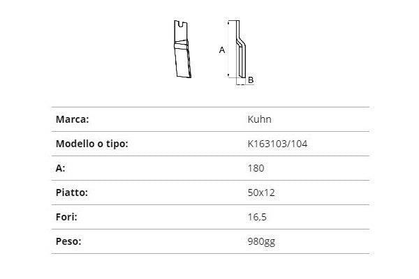 Zappetta kuhn k163103/104