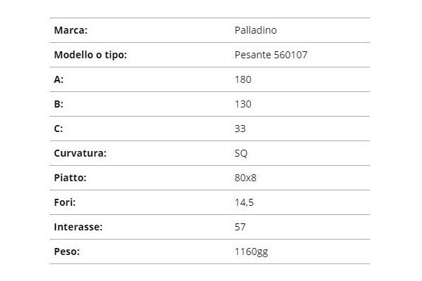 Zappetta palladino pesante 560107