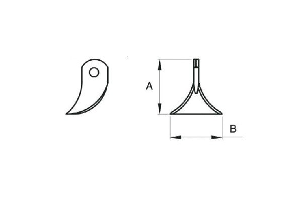 Coltello b.c.s. spatola