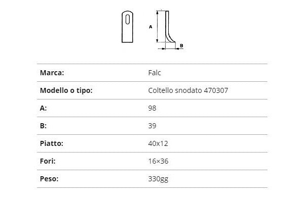 Coltello falc snodato 470307