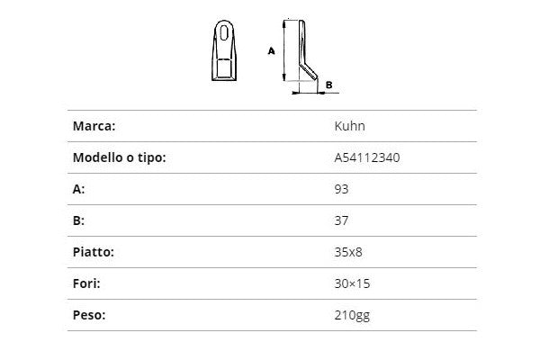 Coltello kuhn a54112340