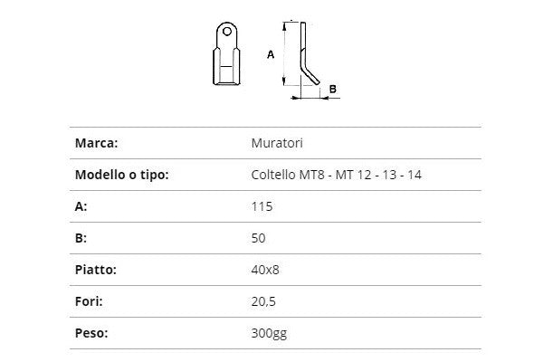 Coltello muratori mt8