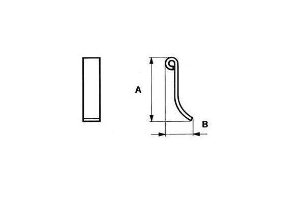 Coltello nobili ventilante 34x8/183