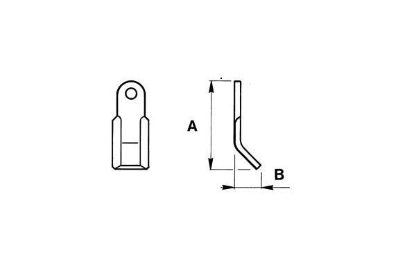 Coltello palladino lungo