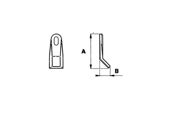 Coltello s.m.a. forgiato