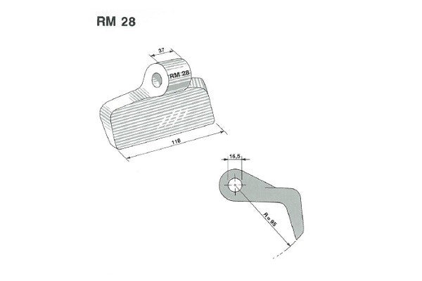 Mazza trinciasarmenti rm28 hd - f.16,5