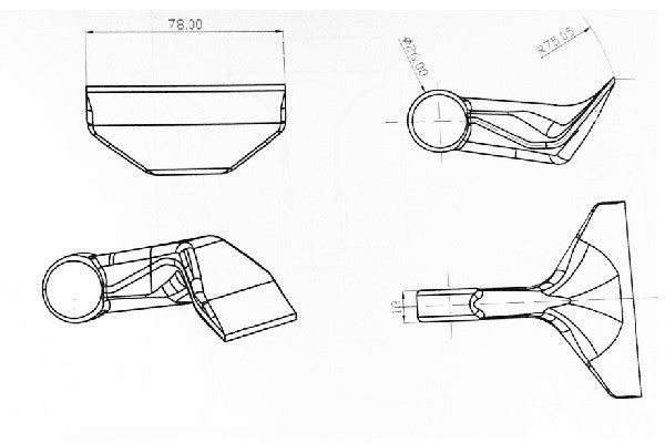 Mazza trinciasarmenti rm71 dragone - f.16,5