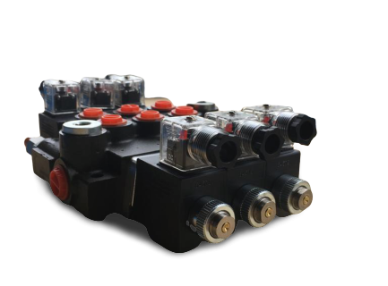 Distributore idraulico elettrico 3/8 3 vie 12V