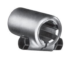 Bussola scanalata con bullone - Dimensione: 1"3/8 L.80