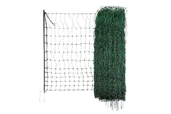 Rete pollame verde c/punta doppia alta 106 cm - Lunghezza: 25 mt