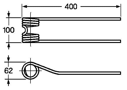 Dente per girello fontanesi t.slam