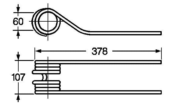 Dente per girello fahr filo 10