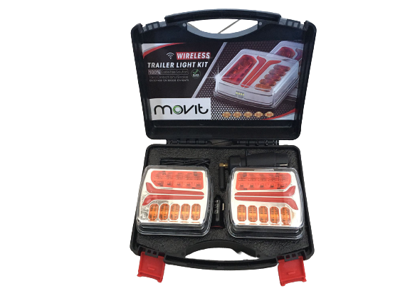Kit impianto luci rimorchio LED wireless Movit tipo 3