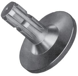 Albero scanalato con flangia Fiat 1"3/8 super