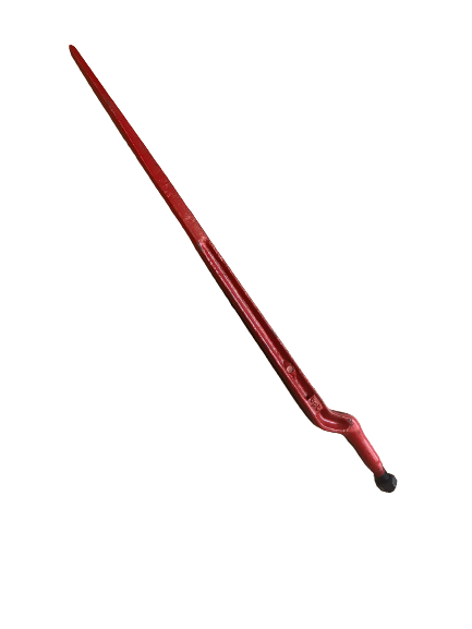 Punta per caricatore rotoballe L.880x36 - piegata