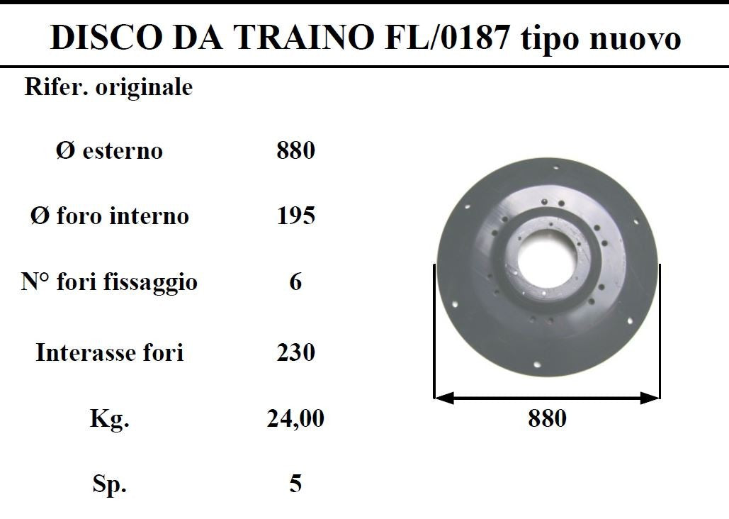 Disco traino fella 187 d880 tn