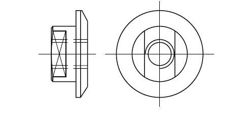 Bullone portacoltelli bcs-gs 2°tipo