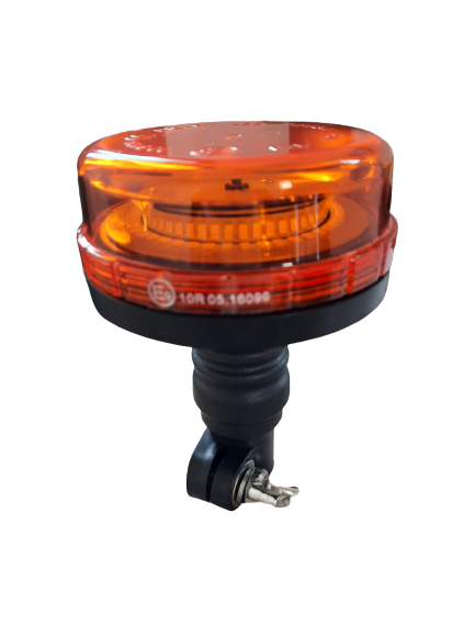 Lampada rotante LED - r10+r65 - bassa c/asta flex