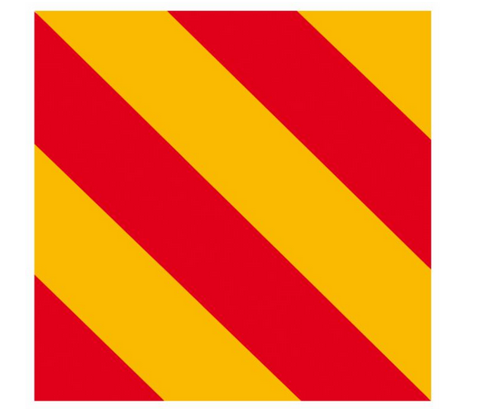 Pannello retroriflettente quadro per macchine agricole