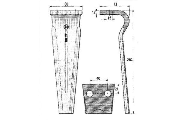 Dente lama forigo leggero p80
