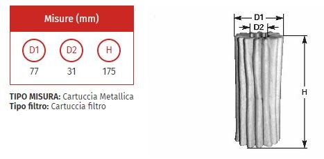 Filtro nafta clean mg 087