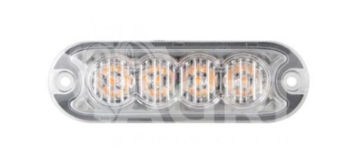 Faro lavoro rettangolare 4 LED multifunzione