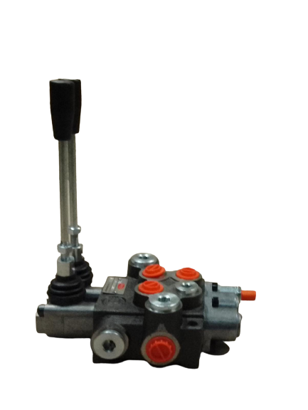 Distributore idraulico p40 3/8, 2 leve - 1 leva d.e. + 1 leva flottante
