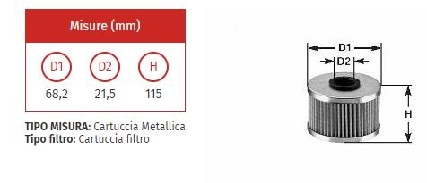 Filtro olio clean ml 077