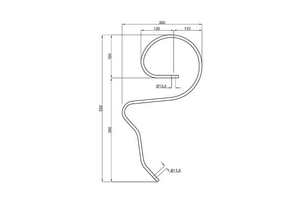 Molla flex rau 32x10 senza vomere