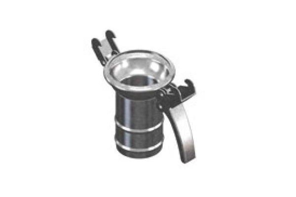 Controsfera zincata con tronchetto portagomma - D.80