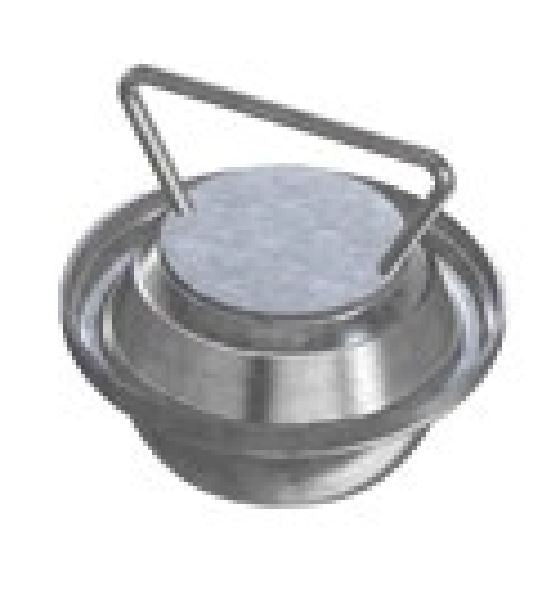 Tappo Maschio zincato - diam.150