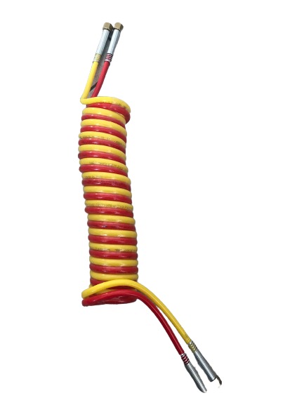 Spirale rilsan rossa + gialla binata