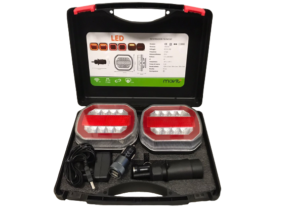 Kit impianto luci LED wireless Movit- tipo 4