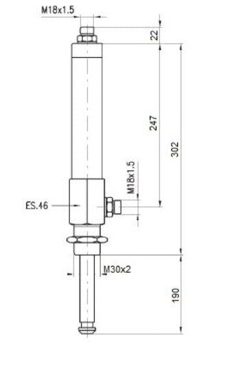 Pistone saracinesca a doppio effetto 4"-5"-6"