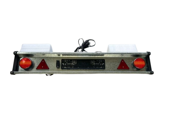 PARAURTO CON FANALE LED TONDO TIPO HELLA - L.1700 MM