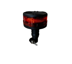 LAMPADA ROTANTE A LED - BASSA AD ASTA FLEX CON COVER NERA