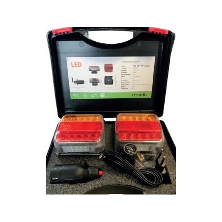 KIT IMPIANTO LUCI RIMORCHIO LED WIRELESS MOVIT TIPO 1