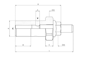 Vite strozzatrice 1/4"