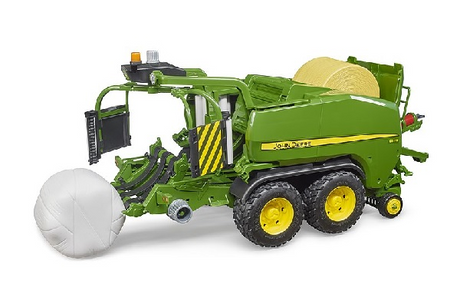 Rimorchio John Deere pressaballe c441r Bruder