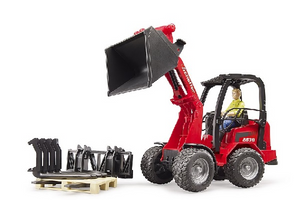 Schäffer movimento terra 2034 con accessori e figura Bruder
