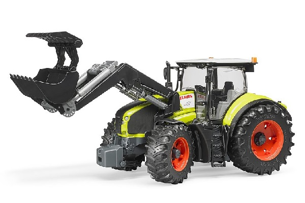 Trattore Claas axion 950 con benna Bruder