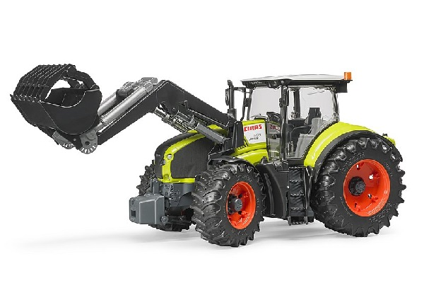 Trattore Claas axion 950 con benna Bruder