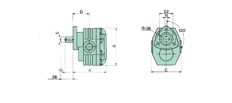 Pompa pn 40 c/manicotto